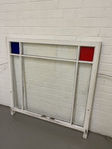 Reclaimed Old Edwardian 6 Panel Wooden Panel Sash Window 1040 x 1040mm - Picture 3 of 12