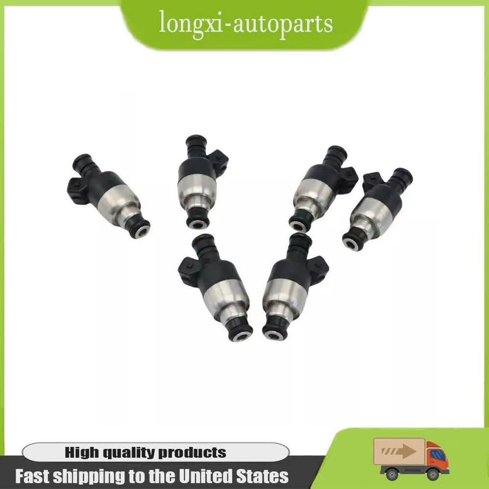 Set of 6 Fuel Injectors 17089569 For 1985-1994 CHEVROLET CAMARO 2.8L 3.1L 3.3L Foto 2 de 4