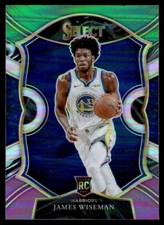 2020-21 Panini Select James Wiseman RC Green White Purple #62
