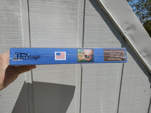 WILLIAM BOCK FLAMINGO 550 PIECE HERITAGE PUZZLE INC 2011 - Picture 5 of 7