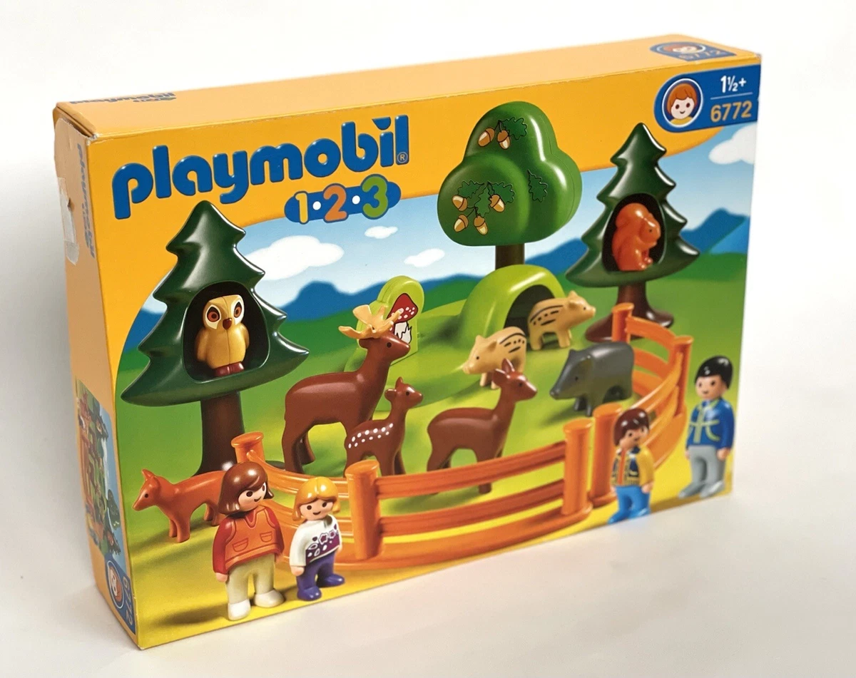 Playmobil 123 Forest Animal Park Set 6772