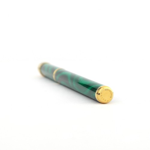 Rare Vintage Must de Cartier Trinity Malachite Lacquer Ballpoint Pen - Bild 11 von 16