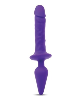 double sided anal plug TOGETHER DOUBLE PLEASURE 11 INCH DOUBLE ENDED DILDO & BUTT PLUG