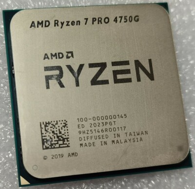 CPU AMD Ryzen 7 PRO 4750G CPU Amazon.com: AMD Ryzen 7 Pro 4750G 3.6GHz 8MB L3 Processor