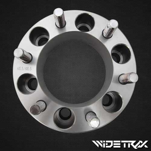 2" 50mm Thick 6x5.5 Wheel Spacers 6x139.7 14x1.5 Fit Chevy GMC 1500 2pc WIDETRAX - Picture 2 of 6
