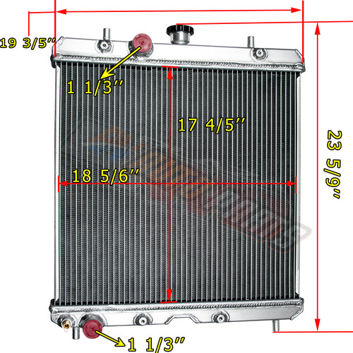 3C001-17100 Radiatore 3 file per trattore Kubota M5040 M6060 M7040 M7060 M5140 M6040 - Foto 2 di 9
