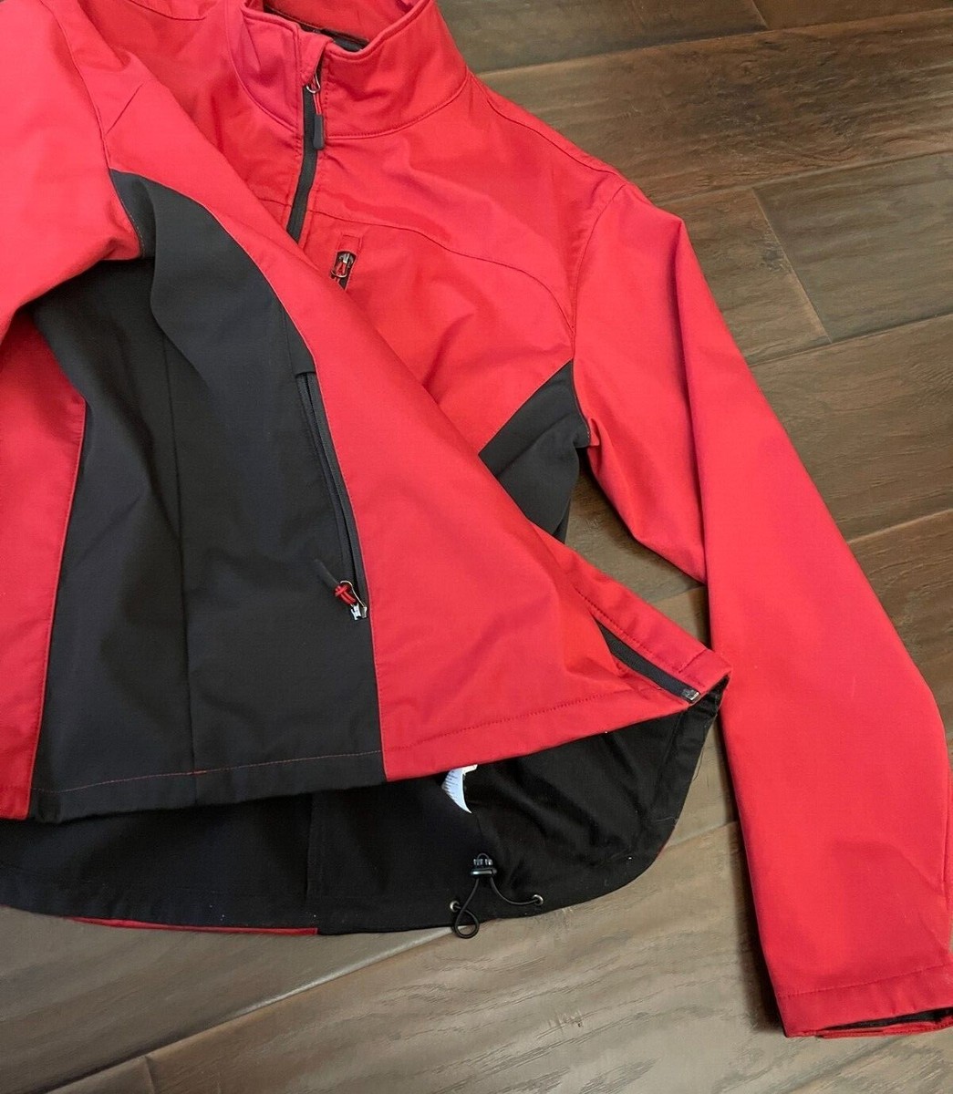 Men's Free Tech Full Zip Performance Jacket Red & Black Men's Free Tech Full Zip Performance Jacket Red & Black
