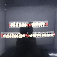 28pc 503 A1 Denture Acrylic Resin Teeth Upper Lower Dental Two Layer False Teeth