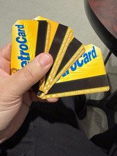 Tarjetas de Metro de Nueva York 13 usadas sin Fair Inside