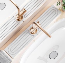 Faucet Mat for Kitchen Sink,Super Absorbent Diatomite Stone Faucet Mat