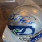 Richard Sherman signed Auto Seattle Seahawks Stanford mini helmet super bowl COA