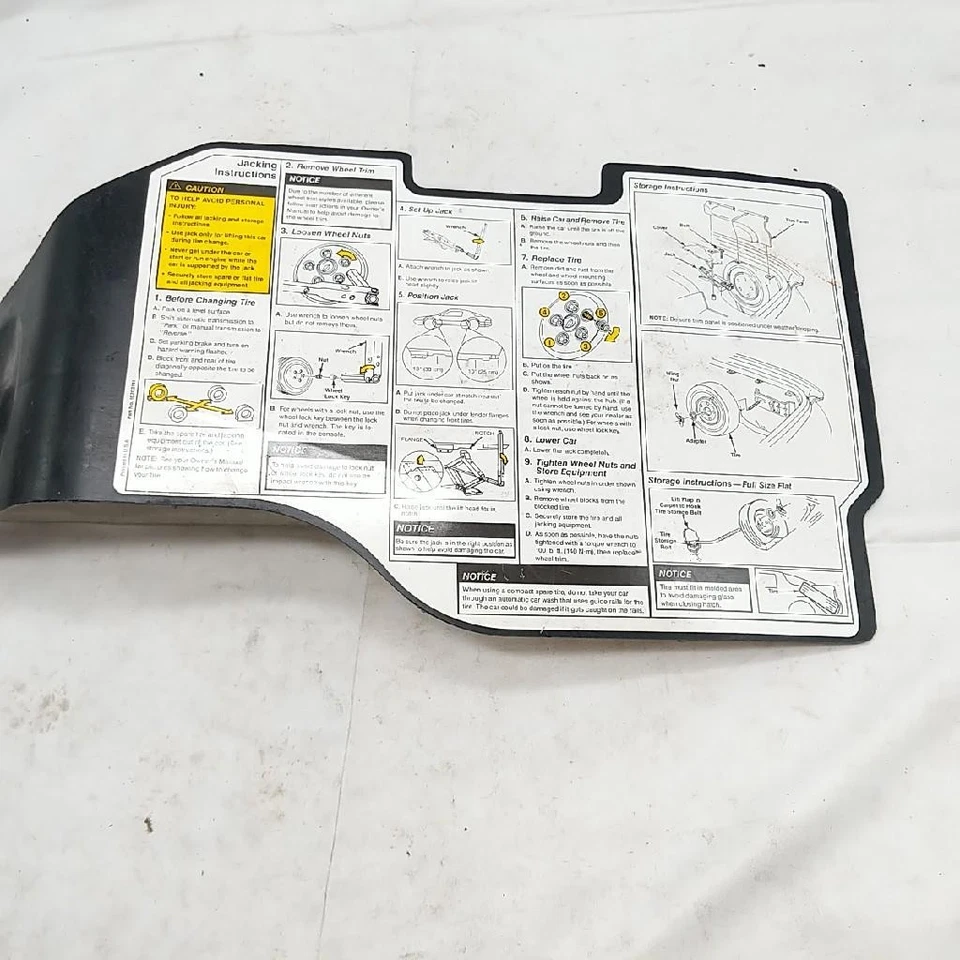 Крышка домкрата запасной шины GM 10206973 93-02 Chevrolet Camaro Pontiac Firebird панель - Изображение 4 из 4