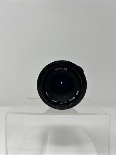 Minolta MD 50 mm f/1.7 Standard Prime – Vintage, Clean, w/ Caps, Tested #L14