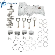 For HYUNDAI KIA 2.0L Rebuild Kit - Crankshaft Con Rods Timing Set Oil Pump Cover