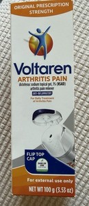 Voltaren Arthritis Pain Gel 3.53 Ounces Net Weight 100 G