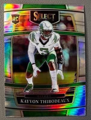 Kayvon Thibodeaux 2022 Panini Select Draft Picks RC Concourse Silver #1 Oregon