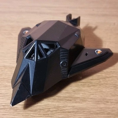 Vintage Hasbro Action Man Stealth Fighter Bluebird Micro Spielset nur Schale