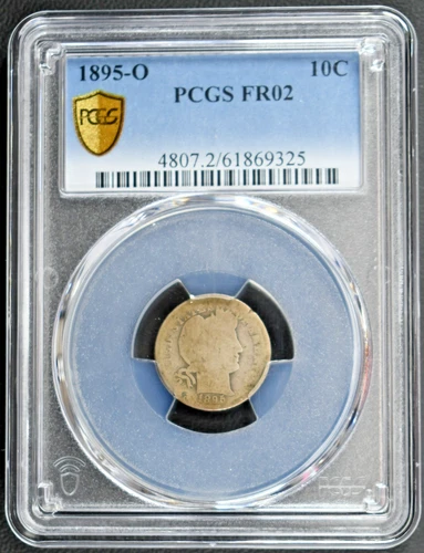 1895-O Barber Dime — photo from the most recent tracked eBay sale