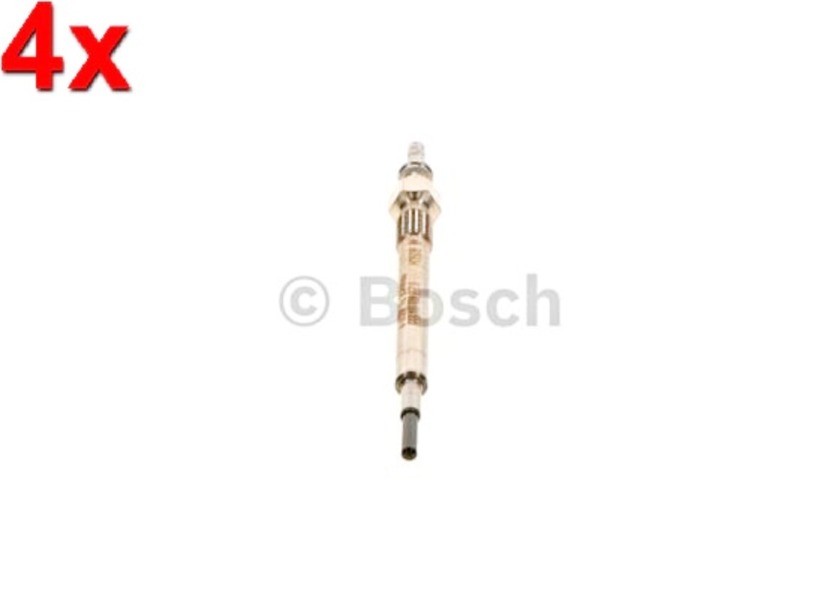 BOSCH 4x Glow Plugs For CITROEN C5 III LAND ROVER PEUGEOT 407 09-22 0250603004