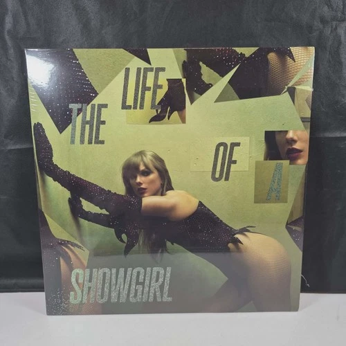TAYLOR SWIFT LIFE OF A SHOWGIRL VINYL GREEN NEW SEALED
