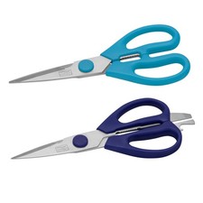 Chicago Cutlery 2-Pack Soft Grip Kitchen Shears, Stainless Steel