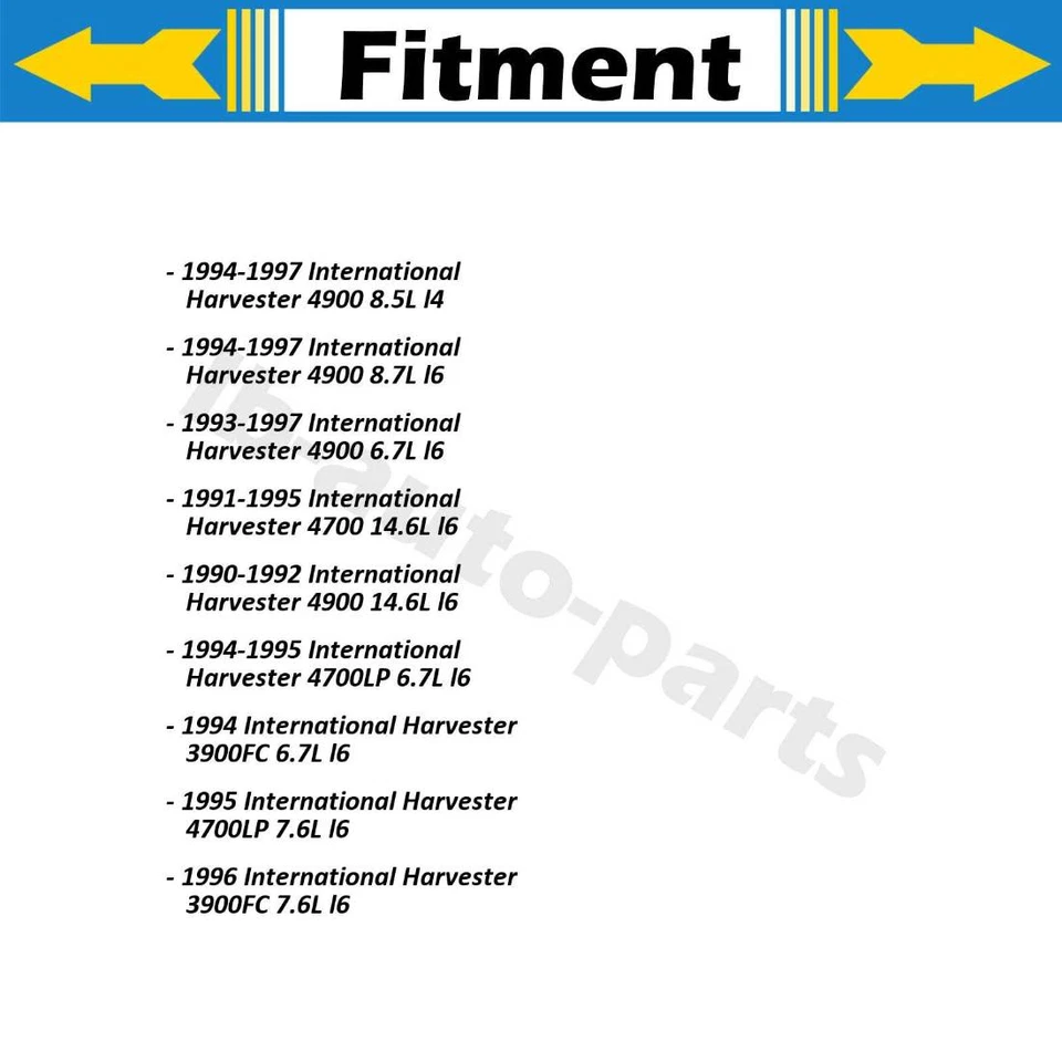 Manguera de freno delantera Dorman 2x para International Harvester 4700 1991-1995 14,6 L Foto 4 de 4