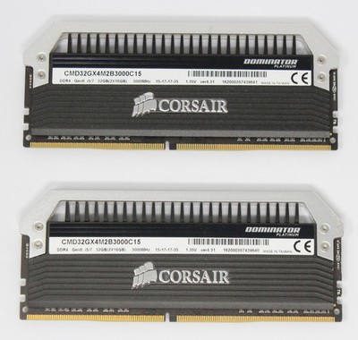 Corsair Dominator 32 GB (2x16GB) CMD32GX4M2B3000C15 DDR4-3000 RAM (#38305)