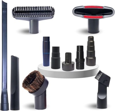 Replacement Vacuum Attachments & Brushes plus Universal Adapter Kit Compatible w