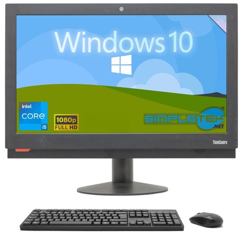 Lenovo M900z i5 Aio All IN One 24 " 8GB 480GB Windows 10 Desktop-Computer Leser