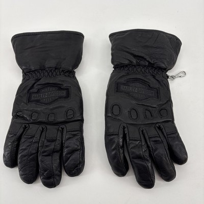 Harley-Davidson Men's Winter Gauntlet Leather Gloves 2RXT-H-DMC Size L