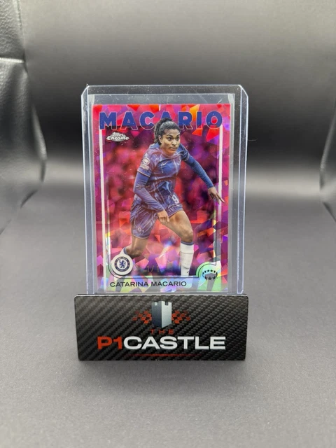 Topps Women's UWCL Sapphire 24/25 - Catarina Macario Padparadascha 1/1 Portrait