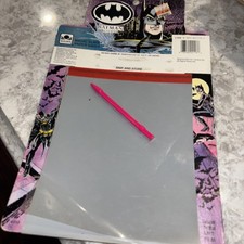 Vintage Batman Returns Golden Magic Slate Paper Saver Movie Promo 1992 DC Comics