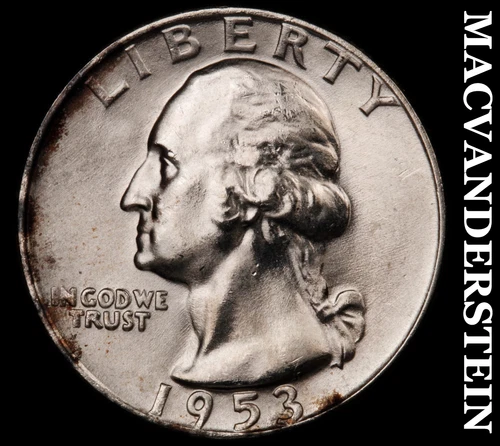 1953-D Washington Quarter - Choice Gem Brilliant Uncirculated  Lustrous  #i6040