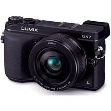 Panasonic Lumix GX7 Camera Lens Kit with Single-Focus Lens , Black DMC-GX7C-K