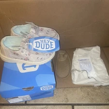 Hey Dude Size Toddler C8 Wendy Unicorn Sparkle Shoes Loafers Sneakers