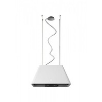 Elica Ikona Light WH/F/60 Abzugshaube Isle Filtermedien Beleuchtung Led Bianca