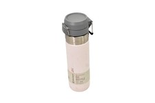 Stanley Quick-Flip Go Bottle 24oz Insulated Water Bottle Pink Push Button Lid