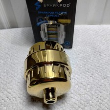 23 Stage Shower Filter for Hard Water High Output Chlorine Removal Gold