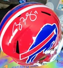 Ryan Fitzpatrick Signed Buffalo Bills Full Size Rep Helmet Beckett BAS witnessed