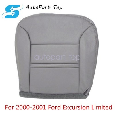 For Ford Excursion Limited 2000-2001 Driver Side Bottom Leather Seat Cover Gray