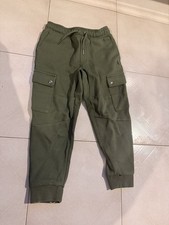 Polo Ralph Lauren Double Knit Cargo Jogger Pant Boys size 6 Pockets Drawstring