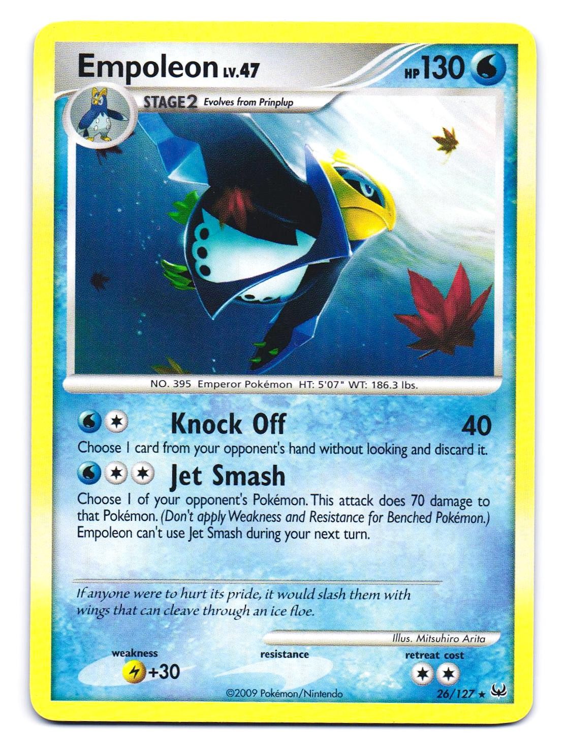 Empoleon 26/127 Rare Platinum Pokemon LP