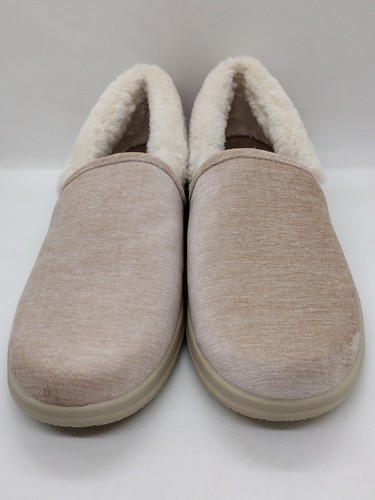 New Vionic Velvet Cozy Collar Slippers Clare 8.5 M Blush Marl - Picture 4 of 10