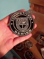 1) Lexani Competition Series Custom Wheel Center Cap LG1508-69 Single Black 