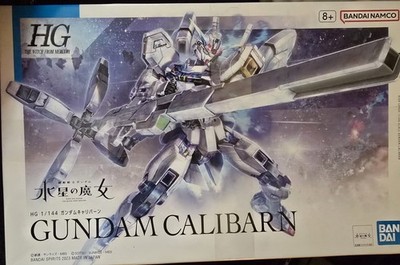 Bandai HG 1/144 Gundam Calibarn Model Kit & Kosmos LED Bundle Witch From Mercury