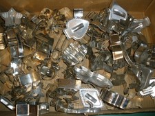Vintage Lot of 60 Aluminum Cookie Cutters Holidays, Shapes