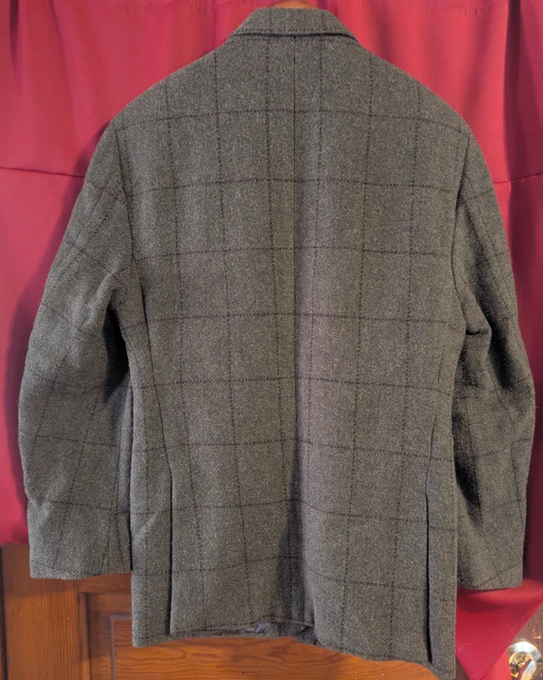 Chaqueta Blazer Deportiva Polo Ralph Lauren Verde Oliva Tweed 40S Foto 2 de 4