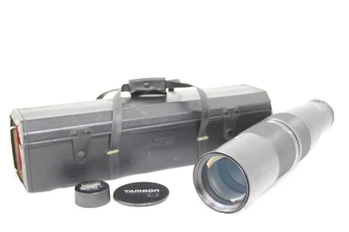 Tamron Tele Zoom 200-500Mm F6.8 Adaptall 2 Nikon Ai-E Mount Front And Rear Caps