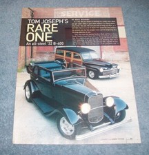 1932 Ford B-400 Street Rod Article Rare One Convertible Sedan