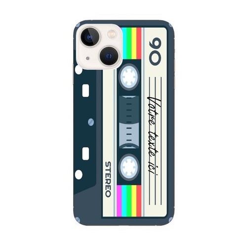 Coque Iphone 14 PLUS cassette noir